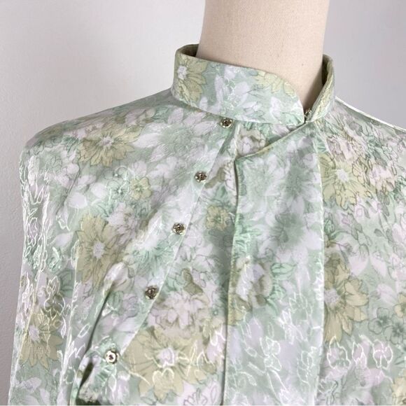 Handmade Womens Ethereal Brocade Cheongsam Gown Whimsigoth Fairy Vtg Dress S/M - Picture 6 of 12